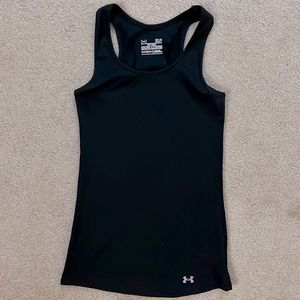 Black Under Armour workout tank
